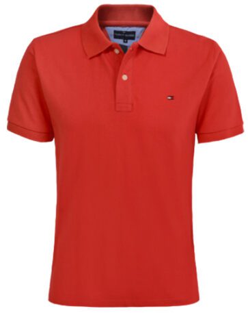 טומי הילפיגר-TOMMY POLO MEN'S TSHIRT - Persian Red