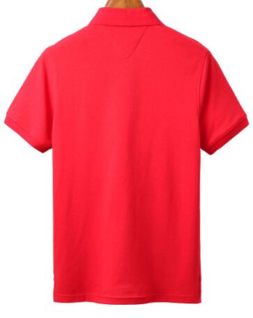 טומי הילפיגר-TOMMY POLO MEN’S TSHIRT – Red (2)