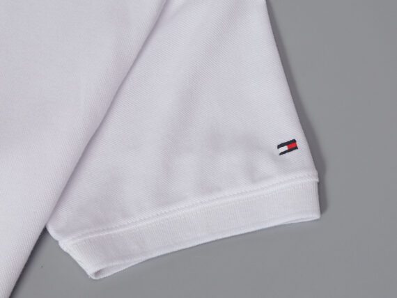 טומי הילפיגר-TOMMY POLO MEN'S TSHIRT - Titan White