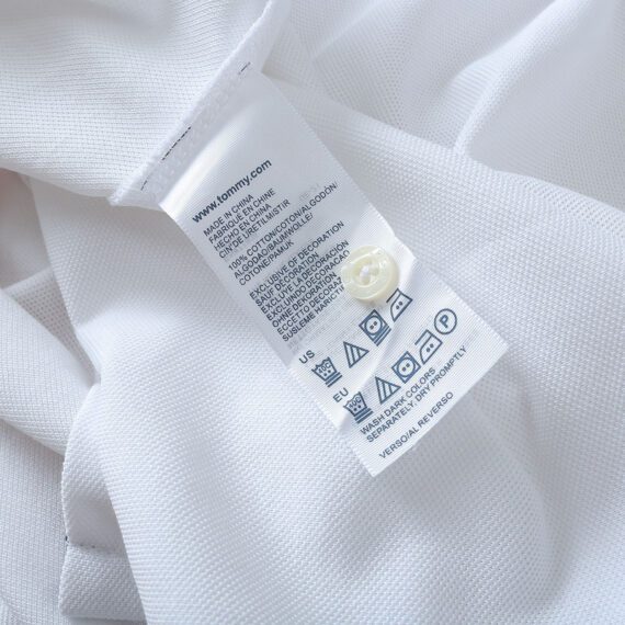 טומי הילפיגר-TOMMY POLO MEN'S TSHIRT - WHITE