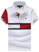 טומי הילפיגר-TOMMY POLO MEN'S TSHIRT - WHITE