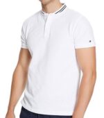 טומי הילפיגר-TOMMY POLO MEN'S TSHIRT - WHITE