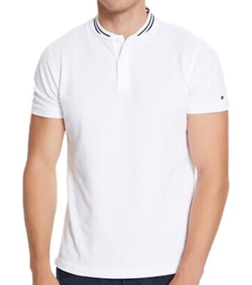 טומי הילפיגר-TOMMY POLO MEN'S TSHIRT - WHITE