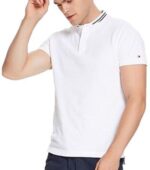 טומי הילפיגר-TOMMY POLO MEN'S TSHIRT - WHITE