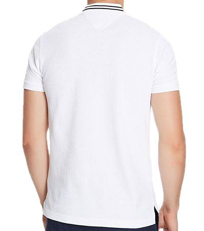 טומי הילפיגר-TOMMY POLO MEN'S TSHIRT - WHITE