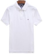טומי הילפיגר-TOMMY POLO MEN'S TSHIRT - White