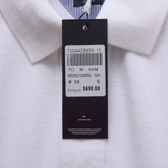 טומי הילפיגר-TOMMY POLO MEN'S TSHIRT - White