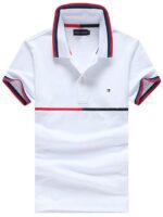 טומי הילפיגר-TOMMY POLO MEN'S TSHIRT - White