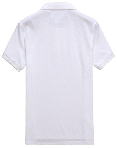 טומי הילפיגר-TOMMY POLO MEN'S TSHIRT - White