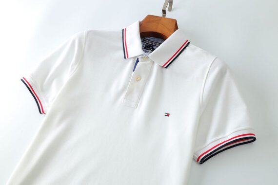 טומי הילפיגר-TOMMY POLO MEN'S TSHIRT - White