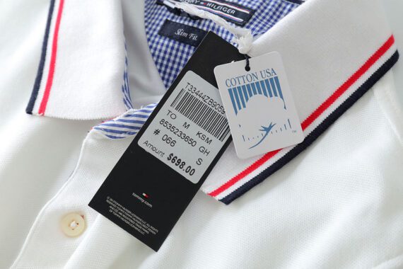 טומי הילפיגר-TOMMY POLO MEN'S TSHIRT - White