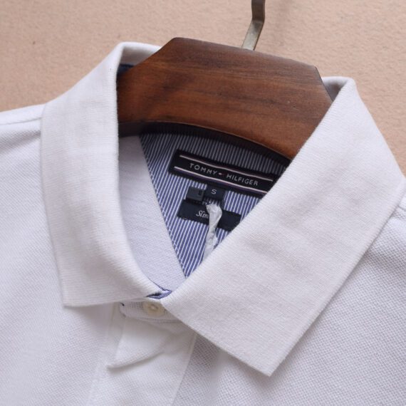 טומי הילפיגר-TOMMY POLO MEN'S TSHIRT - White