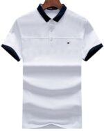 טומי הילפיגר-TOMMY POLO MEN'S TSHIRT - White & Black