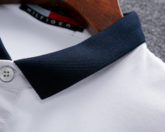 טומי הילפיגר-TOMMY POLO MEN'S TSHIRT - White & Black