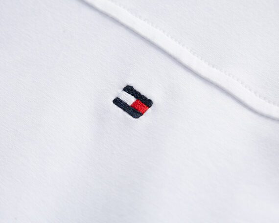 טומי הילפיגר-TOMMY POLO MEN'S TSHIRT - White & Black