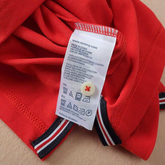 טומי הילפיגר-TOMMY POLO MEN'S TSHIRT - Alizarin