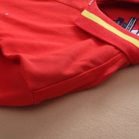 טומי הילפיגר-TOMMY POLO MEN'S TSHIRT - Alizarin