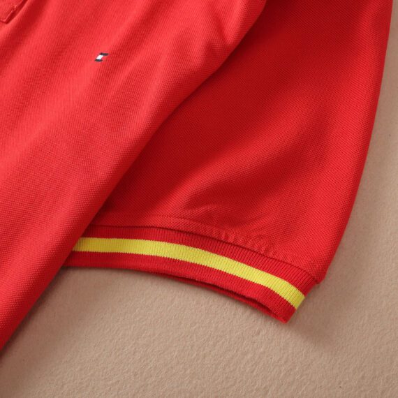 טומי הילפיגר-TOMMY POLO MEN'S TSHIRT - Alizarin