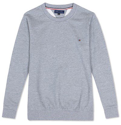 טומי הילפיגר-TOMMY SWETER LIKE HOODIES MEN'S - Dark GRAY