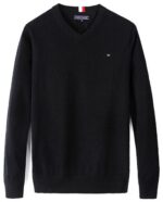 טומי הילפיגר-TOMMY SWETER MEN'S- BLACK