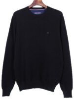 טומי הילפיגר-TOMMY SWETER MEN'S- BLACK