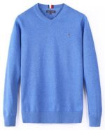 טומי הילפיגר-TOMMY SWETER MEN'S- Jordy Blue