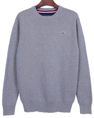 טומי הילפיגר-TOMMY SWETER MEN'S- Santas Grey