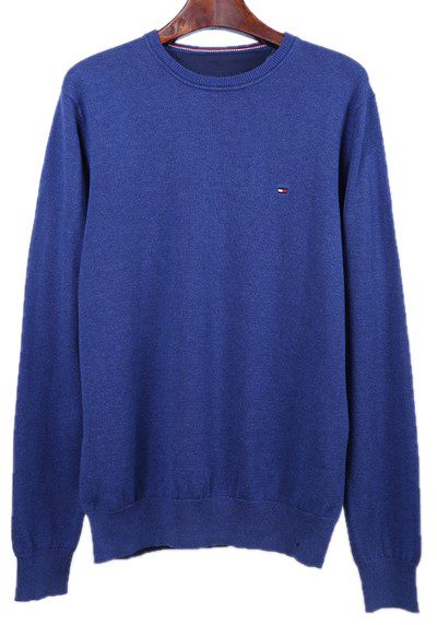טומי הילפיגר-TOMMY SWETER MEN'S- Tory Blue