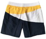 טומי הילפיגר-TOMMY SWIM MEN'S -BLACK WHITE & YELLOW