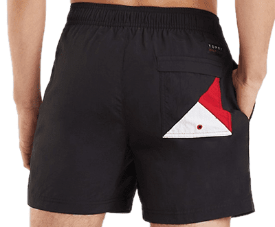 טומי הילפיגר-TOMMY SWIM MEN'S - BLACK