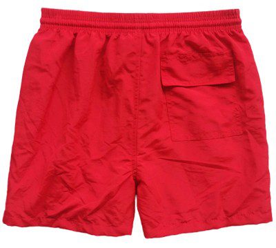 טומי הילפיגר-TOMMY SWIM MEN'S - BLACK & RED