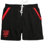 טומי הילפיגר-TOMMY SWIM MEN'S - BLACK & RED