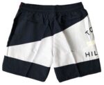 טומי הילפיגר-TOMMY SWIM MEN'S - BLACK & WHITE