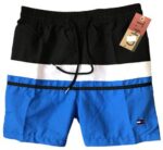 טומי הילפיגר-TOMMY SWIM MEN'S - BLACK WHITE & BLACK