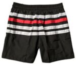 טומי הילפיגר-TOMMY SWIM MEN'S - BLACK WHITE & RED