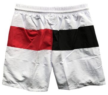 טומי הילפיגר-TOMMY SWIM MEN’S -BLACK WHITE & RED (1)