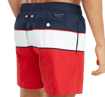 טומי הילפיגר-TOMMY SWIM MEN’S – BLACK WHITE & RED (2)