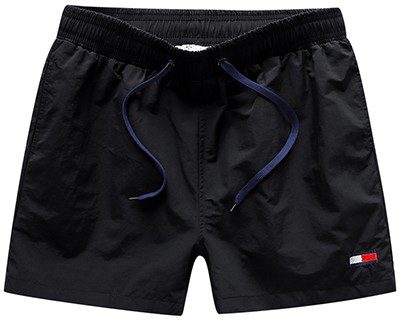 טומי הילפיגר-TOMMY SWIM MEN'S - BLACK