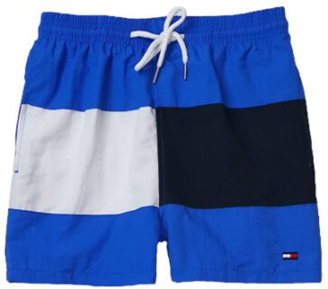 טומי הילפיגר-TOMMY SWIM MEN'S - BLUE WHITE & BLACK