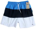 טומי הילפיגר-TOMMY SWIM MEN'S - Blue Black & White