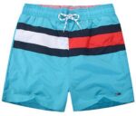טומי הילפיגר-TOMMY SWIM MEN'S - Malibu White Red & Black