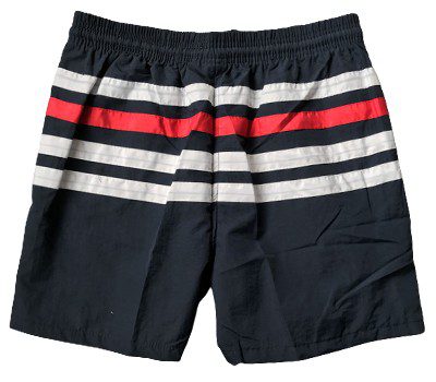 טומי הילפיגר-TOMMY SWIM MEN'S - NAVY BLUE WHITE & RED