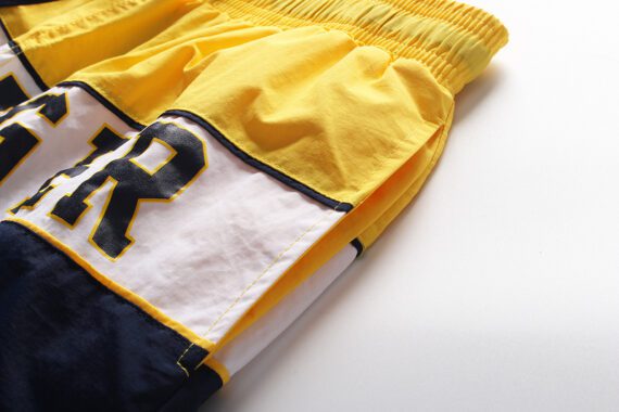 טומי הילפיגר-TOMMY SWIM MEN'S - NAVY BLUE YELLOW & WHITE