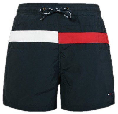 טומי הילפיגר-TOMMY SWIM MEN'S - Navy Blue White & Red