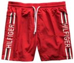 טומי הילפיגר-TOMMY SWIM MEN'S -RED & WHITE