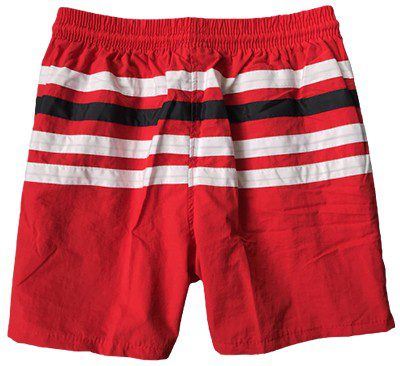 טומי הילפיגר-TOMMY SWIM MEN'S - RED WHITE & BLACK