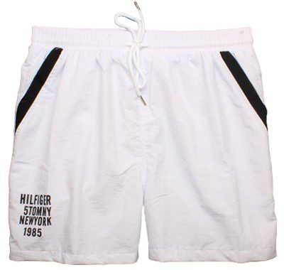 טומי הילפיגר-TOMMY SWIM MEN'S - WHITE & Black