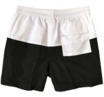 טומי הילפיגר-TOMMY SWIM MEN'S - WHITE RED & BLACK