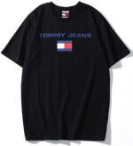 טומי הילפיגר-TOMMY TSHIRT MEN'S - BLACK