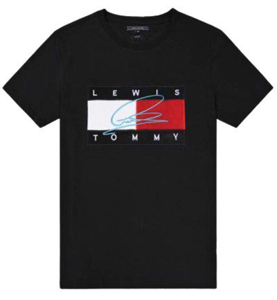 טומי הילפיגר-TOMMY TSHIRT MEN'S - BLACK